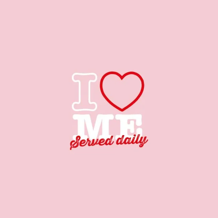 T-shirt Dames I Love Me Served Daily