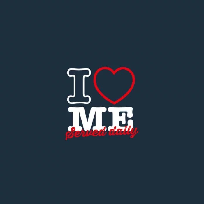 T-shirt Dames I Love Me Served Daily