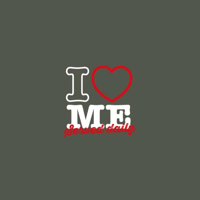 T-shirt Dames I Love Me Served Daily
