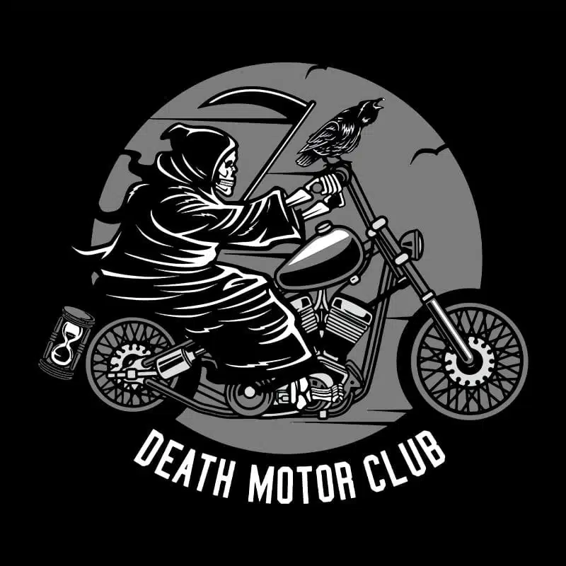 Death Motor Club T-shirt – USA Vintage – T-shirt Death Motor Club van USA Vintage (detail 2)