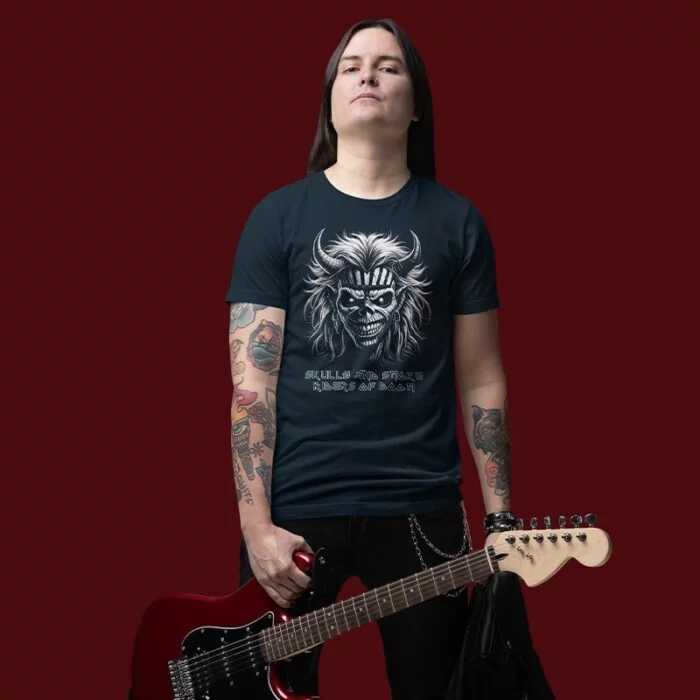 T-Shirt Heren Skulls and smoke Riders of doom