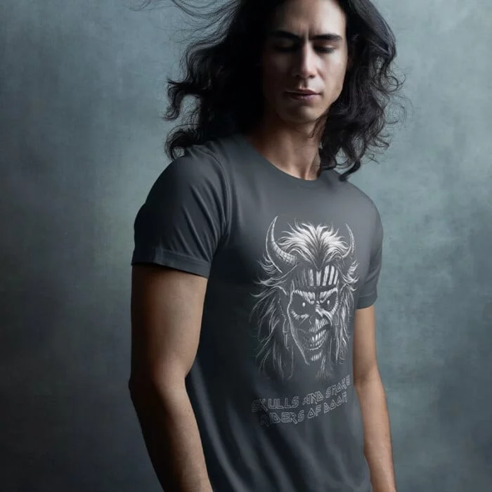 T-Shirt Heren Skulls and smoke Riders of doom