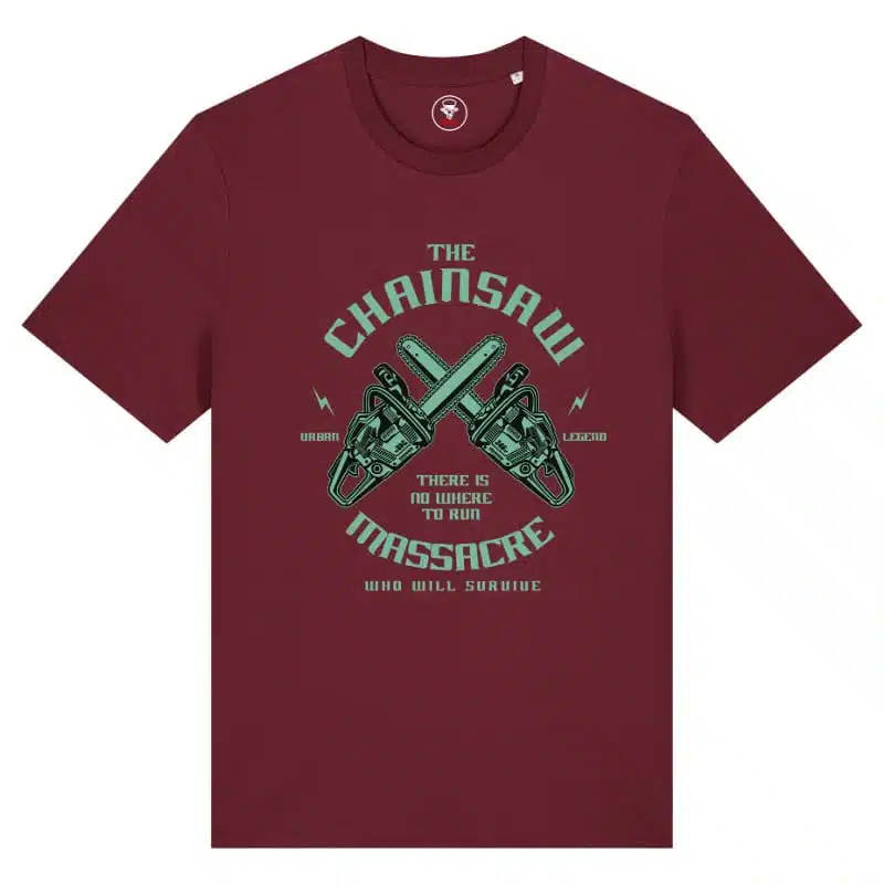 Chainsaw Massacre T-shirt – Halloween – Chainsaw Massacre T-shirt voor Heren (detail 2)