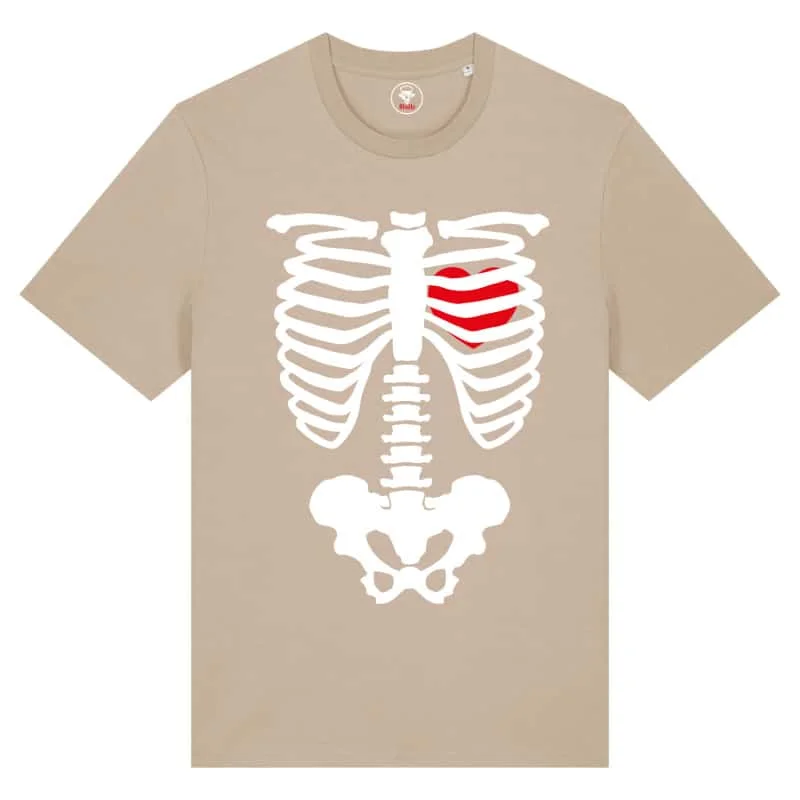 Heart Of The Skeleton T-shirt – Halloween – T-shirt Heart Of The Skeleton voor Halloween (detail 2)