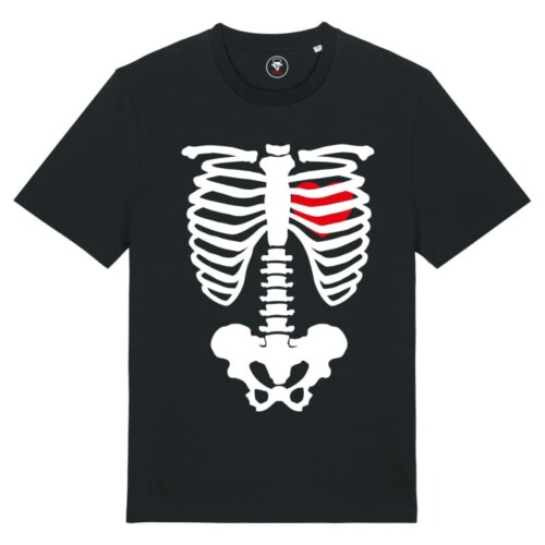 T-shirt Heart Of The Skeleton – Halloween – T-shirt Heart Of The Skeleton voor Halloween