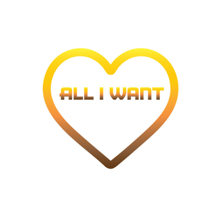 T-Shirt V-Hals All I Want - Afbeelding 4