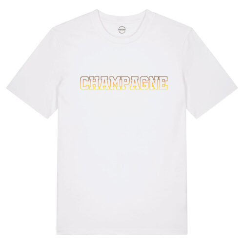 T-Shirt Just Champagne – X-mas and New Year – T-Shirt Just Champagne voor Dames - Feestelijk & Duurzaam (detail 2)
