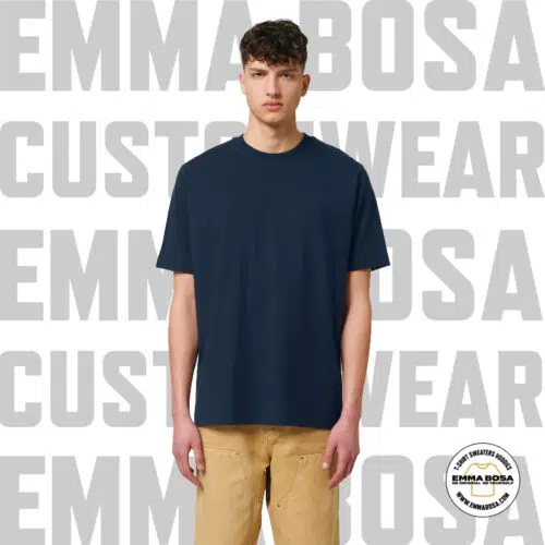 Oversized T-Shirt Eigen Ontwerp French Navy