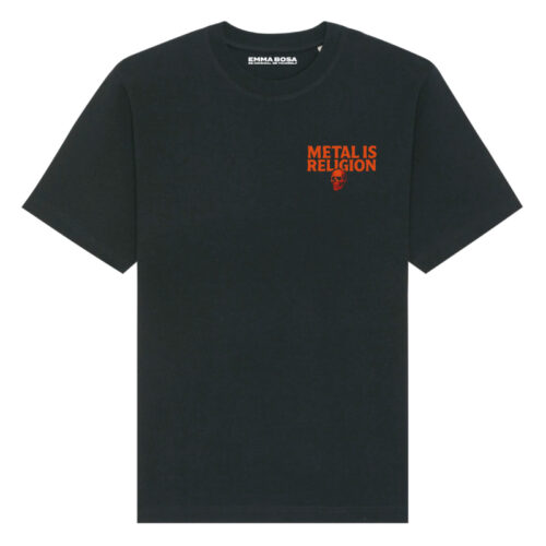 T-Shirt Loose Fit Metal is Religion