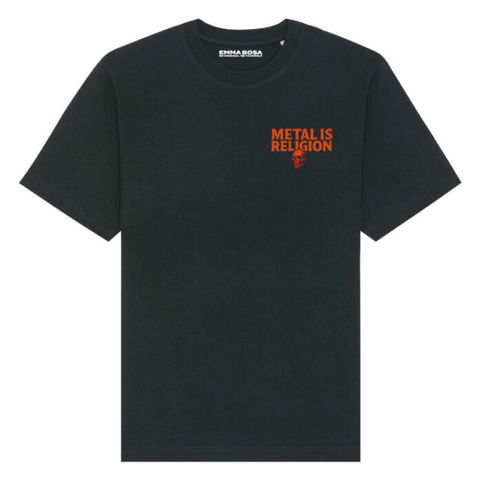 T-Shirt Loose Fit Metal is Religion