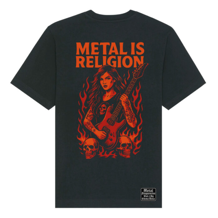 T-Shirt Loose Fit Metal is Religion