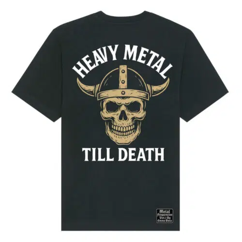 T-Shirt Loose Fit Heavy Metal Till Death