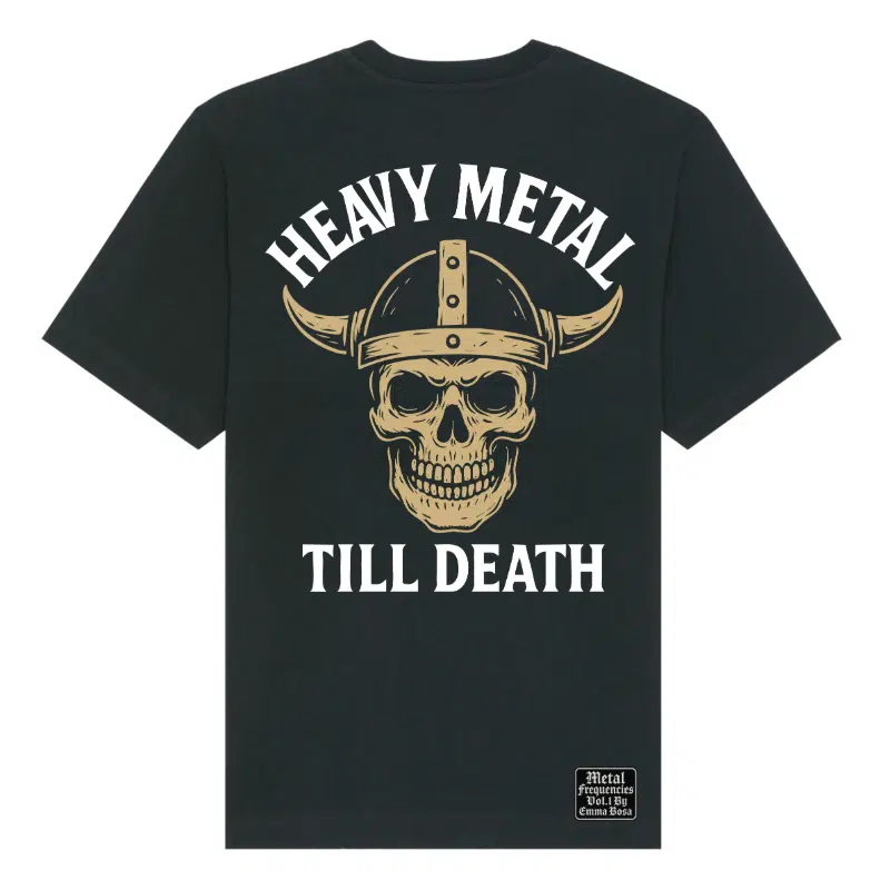 T-Shirt Loose Fit Heavy Metal Till Death