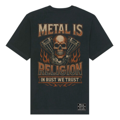 T-Shirt Loose Metal is Religion Motor