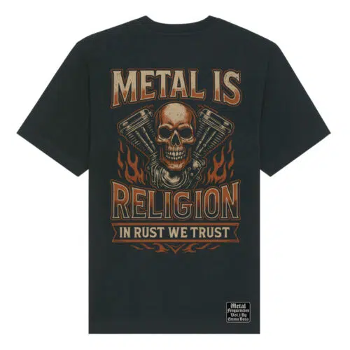 T-Shirt Loose Metal is Religion Motor