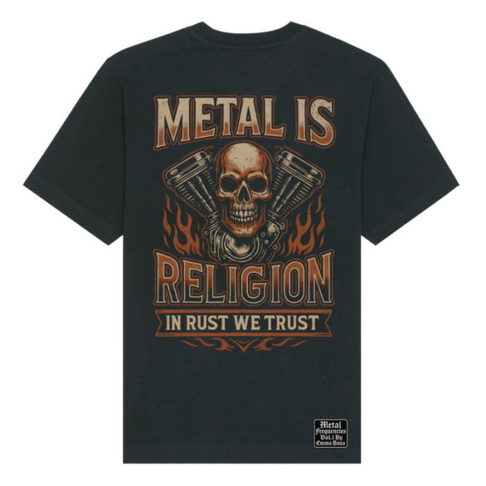 T-Shirt Loose Metal is Religion Motor