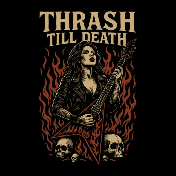T-Shirt Loose Fit Trash Till Death