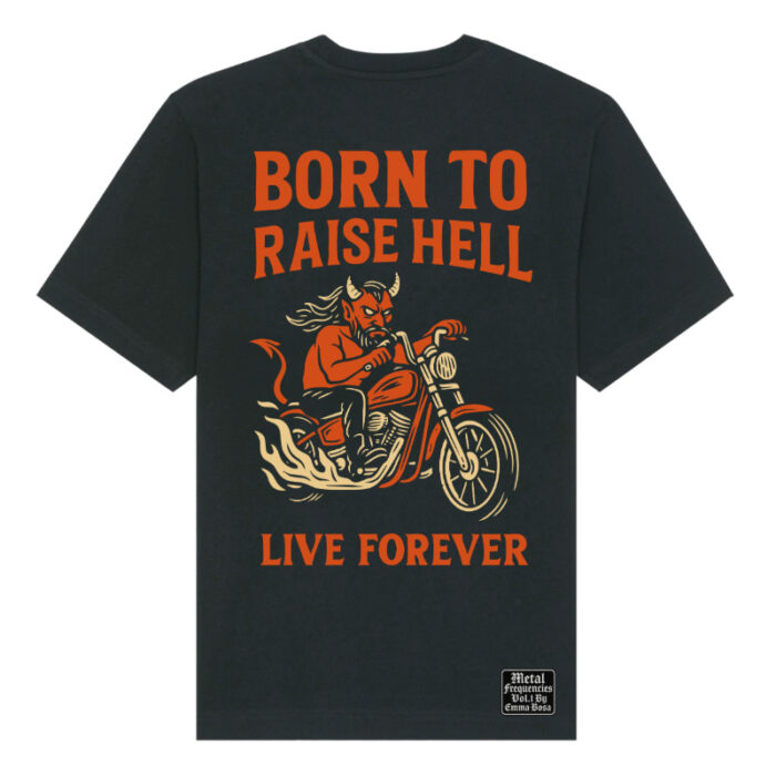 T-Shirt Loose Born to Raise Hell