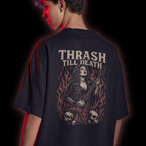 T-Shirt Loose Fit Trash Till Death