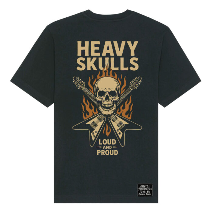 T-Shirt Loose Fit Heavy Skulls