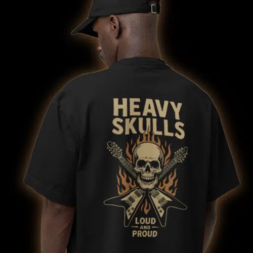 T-Shirt Loose Fit Heavy Skulls