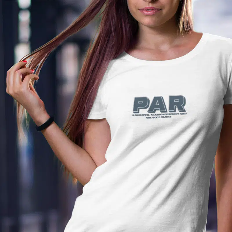 T-shirt Paris Ivy – Ivy & Blossom – T-shirt Paris Ivy – Ivy & Blossom (detail 2)