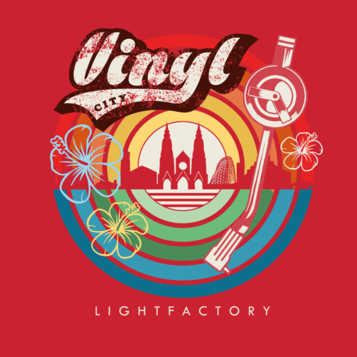 T-shirt Dames Vinyl City Lightfactory