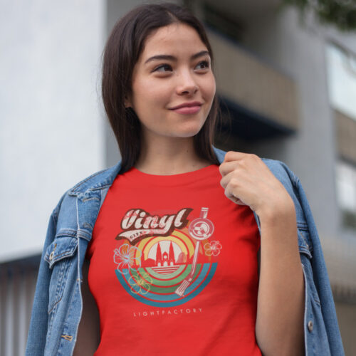 T-shirt Dames Vinyl City Lightfactory