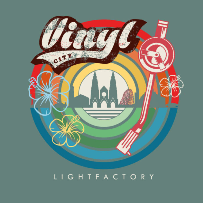 T-shirt Dames Vinyl City Lightfactory