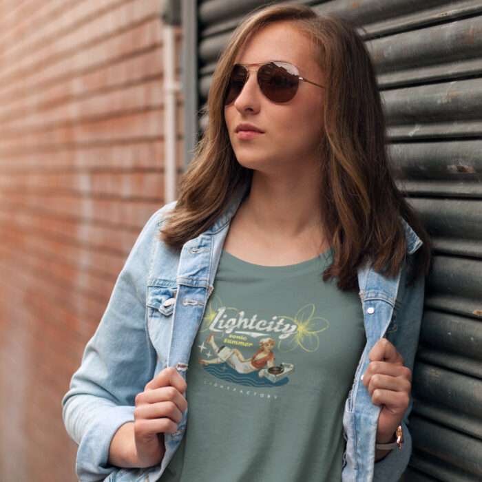 T-shirt Dames Lightcity Sonic Summer