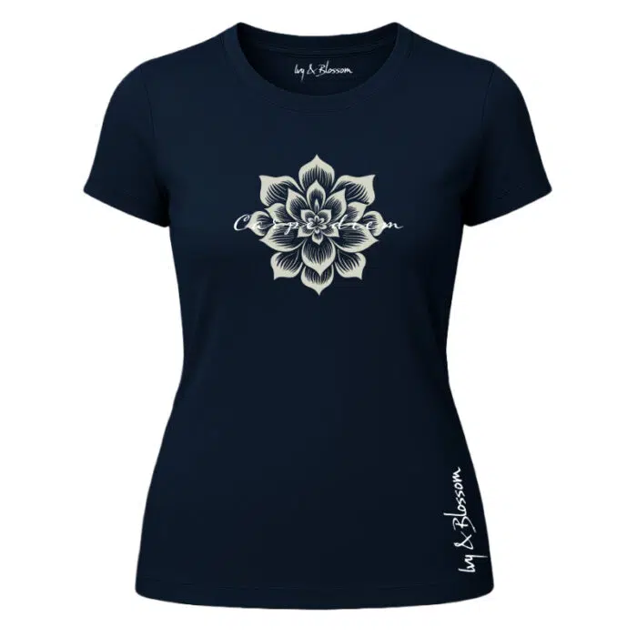 T-shirt Carpe Diem – Ivy & Blossom – T-shirt Dames Carpe Diem van Ivy & Blossom (detail 3)