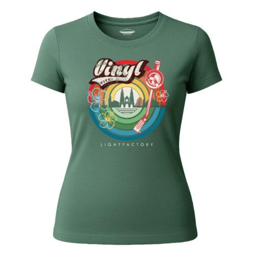 T-shirt Dames Vinyl City Lightfactory