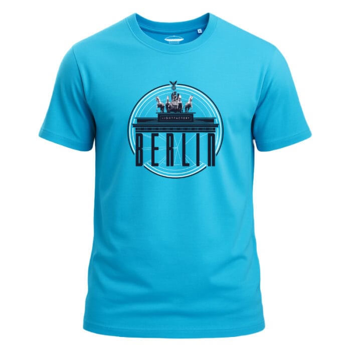 T-Shirt Heren Berlin Lichtstadkunst