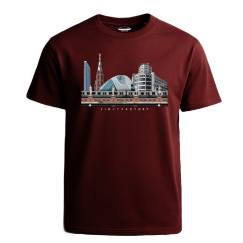 T-Shirt Heren Blob en Train Lichtstadkunst Eindhoven