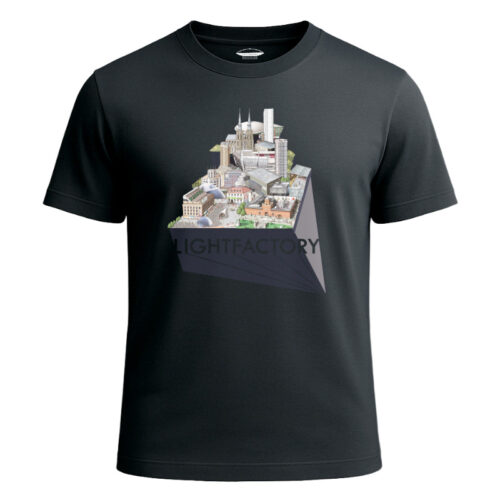 T-Shirt Heren Mini City Lichtstadkunst Eindhoven