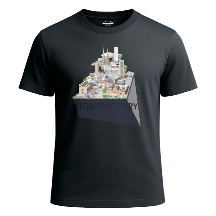 T-Shirt Heren Mini City Lichtstadkunst Eindhoven