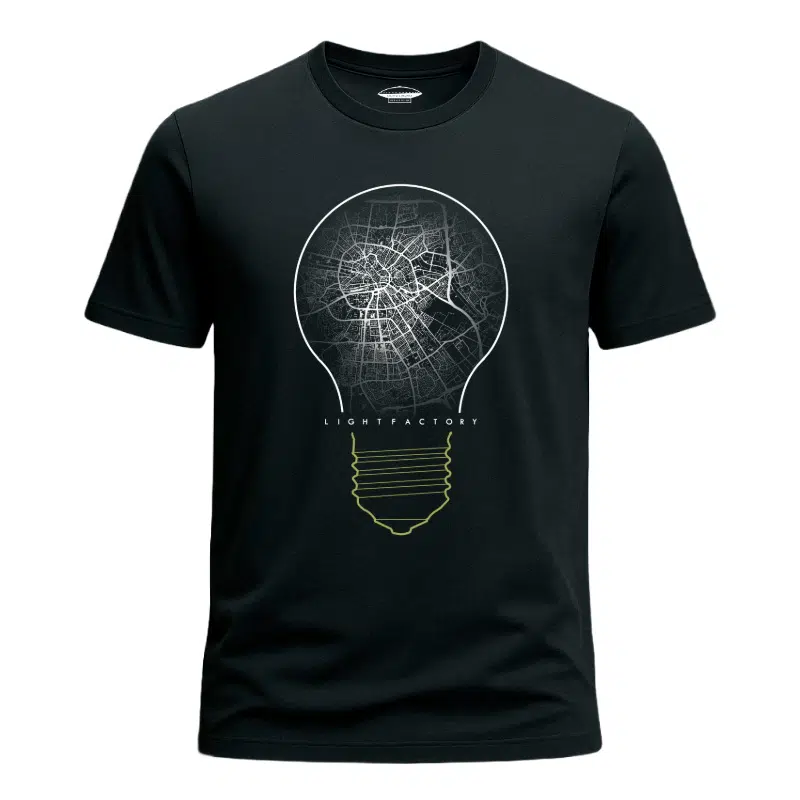 T-Shirt Heren Eindhoven Maps – Lichtstadkunst – T-Shirt Heren Eindhoven Maps – Lichtstadkunst