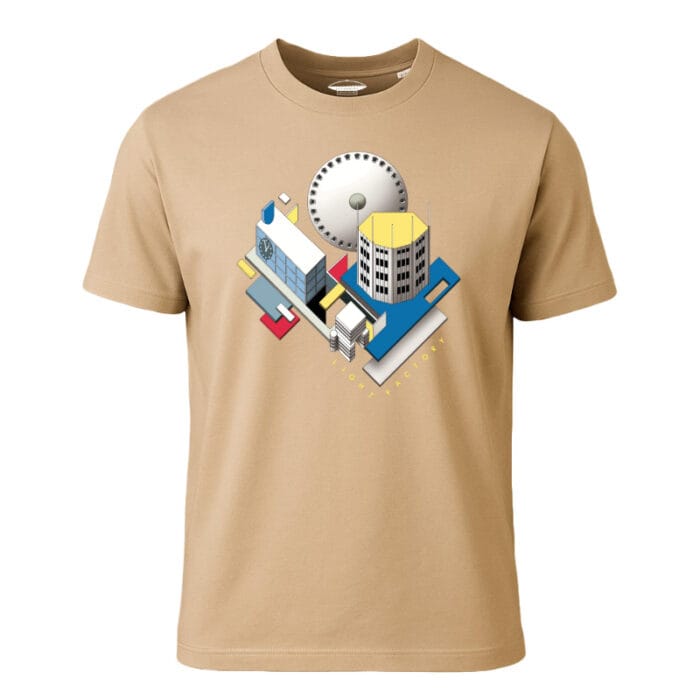 T-Shirt Heren Eindhoven de Stijl Lichtstadkunst