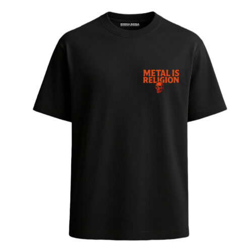 T-Shirt Loose Fit Metal is Religion