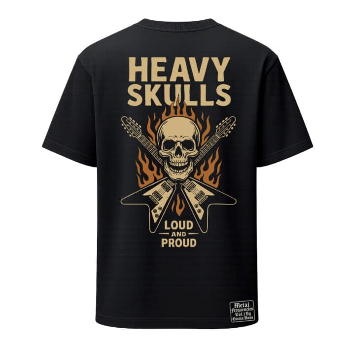 T-Shirt Loose Fit Heavy Skulls