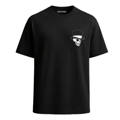 T-Shirt Loose Fit Skull Classic – Halloween, Metal Frequencies – T-Shirt Loose Fit Skull Classic - Metal Style