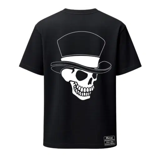 T-Shirt Loose Fit Skull Classic – Halloween, Metal Frequencies – T-Shirt Loose Fit Skull Classic - Metal Style (detail 2)