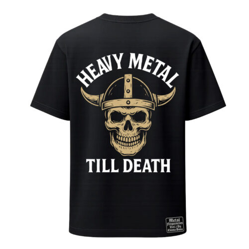 T-Shirt Loose Fit Heavy Metal Till Death