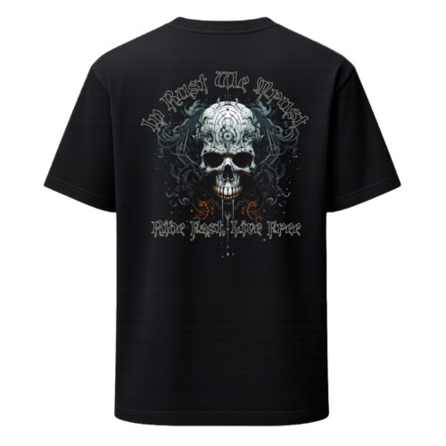 T-shirt Skull In Rust we Trust Ride Fast