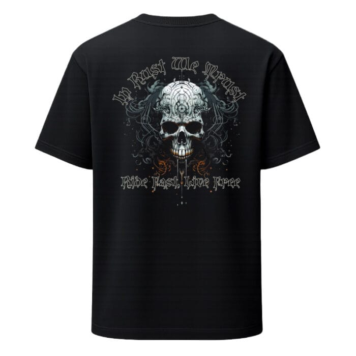 T-shirt Skull In Rust we Trust Ride Fast