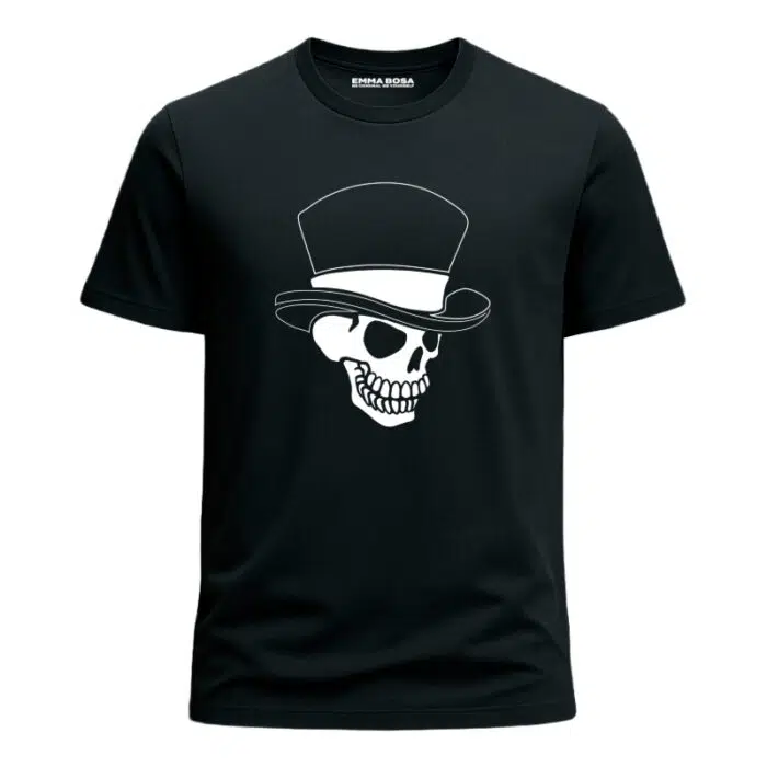 T-shirt Skull TopHat