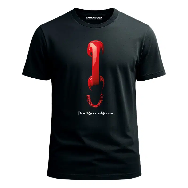 T-Shirt The Secret Red Phone – Retro Style Wear – T-Shirt The Secret Red Phone – Retro Style Wear