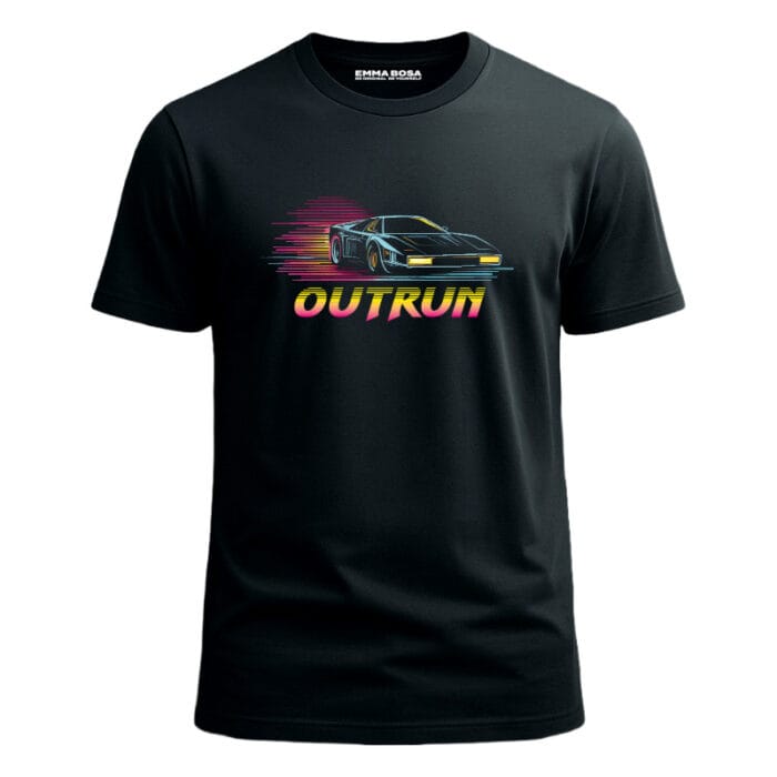 T-Shirt Outrun Arcade Vibes