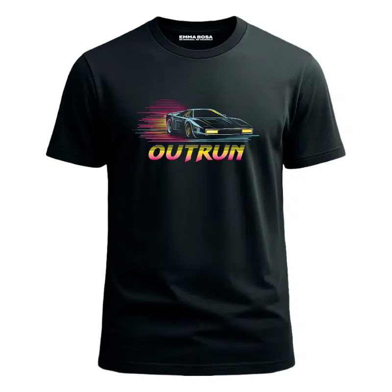 Retro Arcade T-Shirt – Retro Style Wear – Retro Arcade T-Shirt met Neonprint