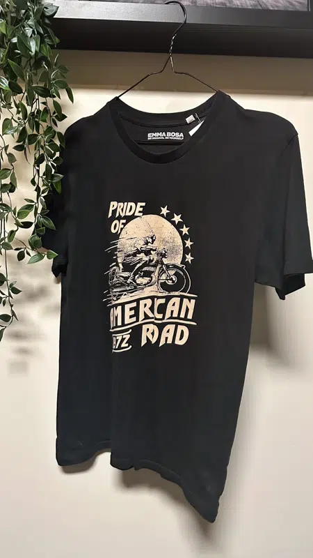 T-Shirt Pride of American Road – Retro Style Wear, Sale – T-Shirt Pride of American Road maat M